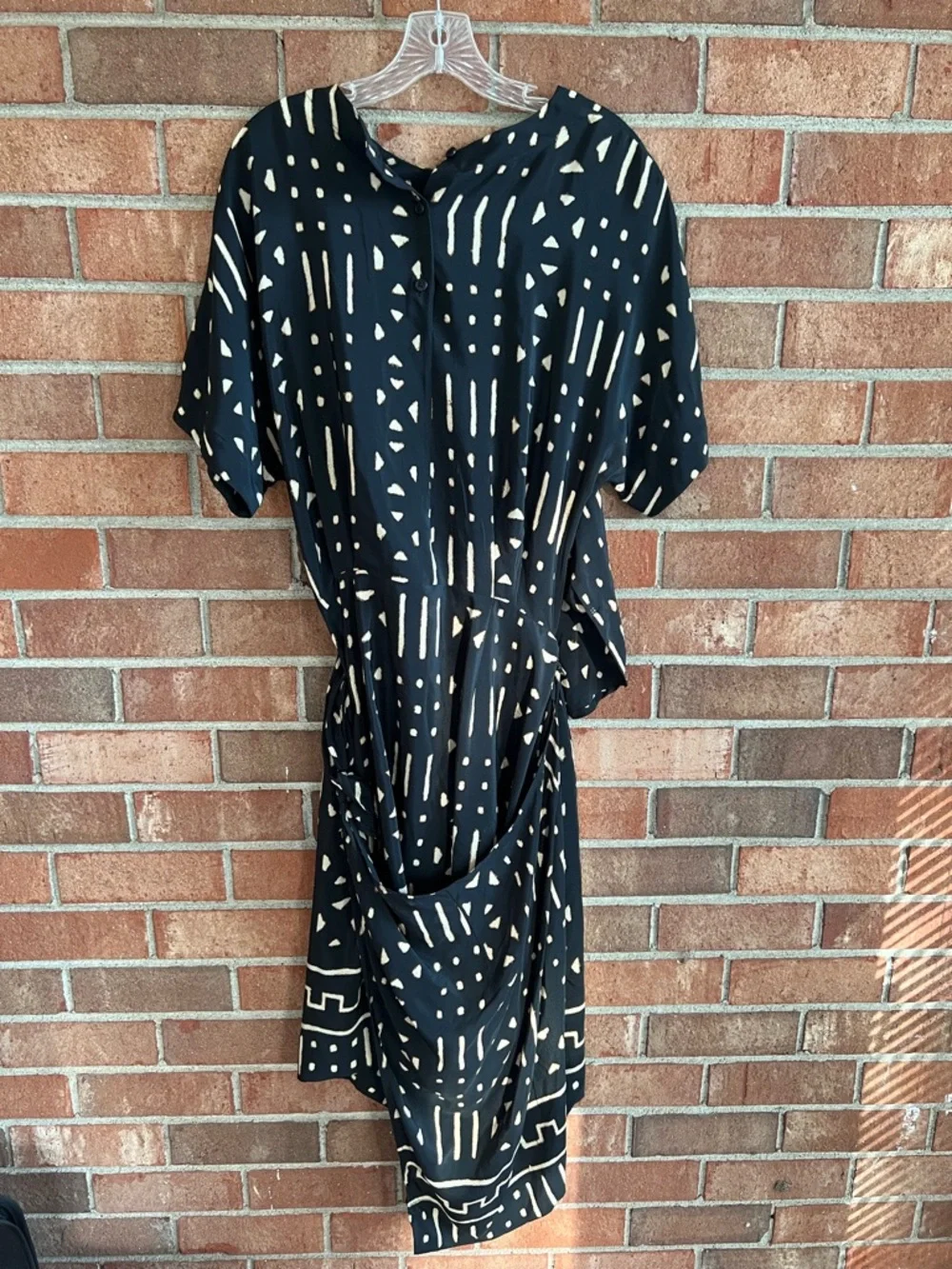 Ellen Tracy Silk Drape Dress - Picture 2 of 6